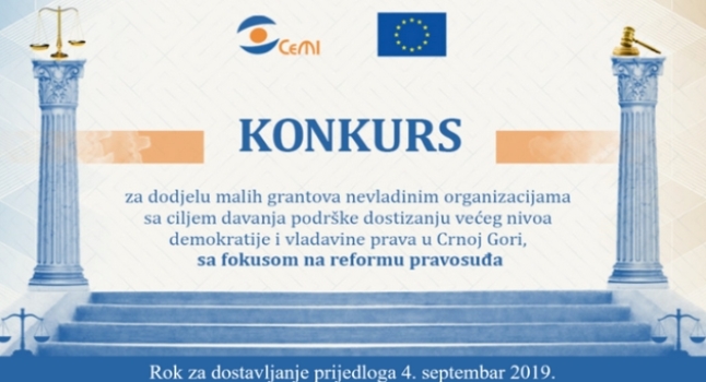  Novi konkurs za dodjelu malih grantova