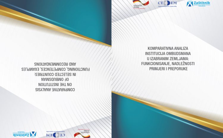Objavljena Kompartivna analiza institucija Ombudsmana u izabranim zemljama