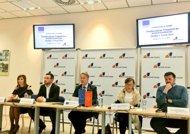 Predstavljen program za profesionalizaciju medija u Crnoj Gori