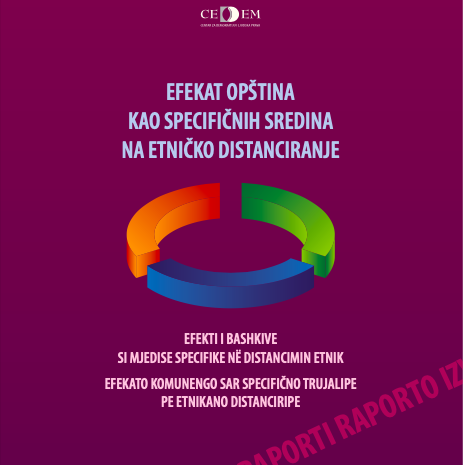 The effect of municipalities on the ethnic distancing phenomenon