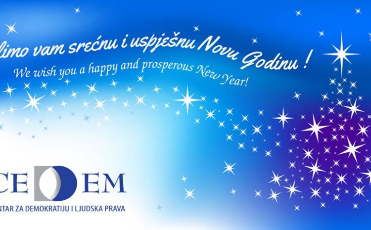  Želimo Vam srećnu i uspješnu Novu Godinu