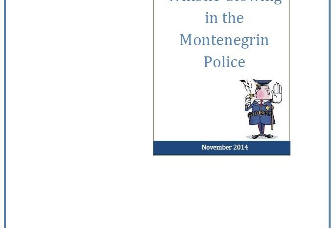 Policy Brief: Zaštita zviždača u crnogorskoj policiji