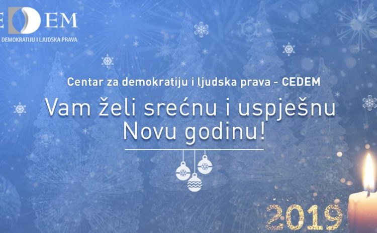  Tim CEDEM-a vam želi srećne praznike i uspješnu Novu godinu!