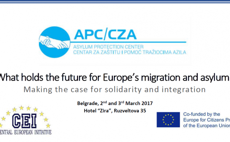 CEDEM na konferenciji: Budućnost evropskog sistema azila i migracija